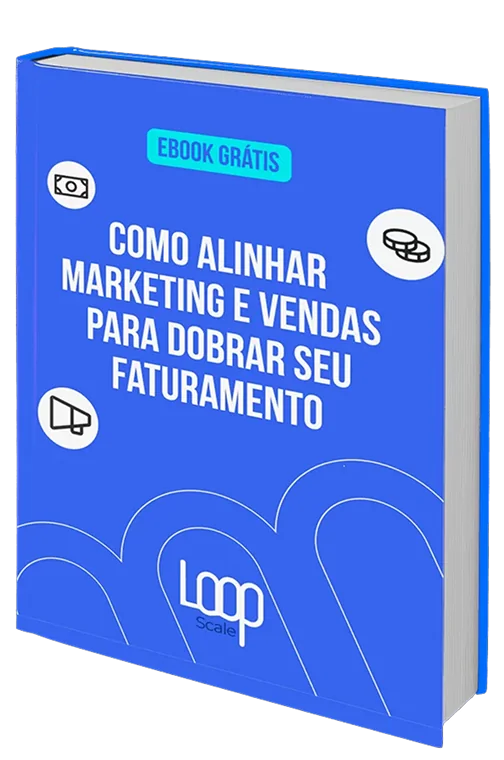 Capa do e-book: Como Alinhar Marketing e Vendas para Dobrar seu Faturamento