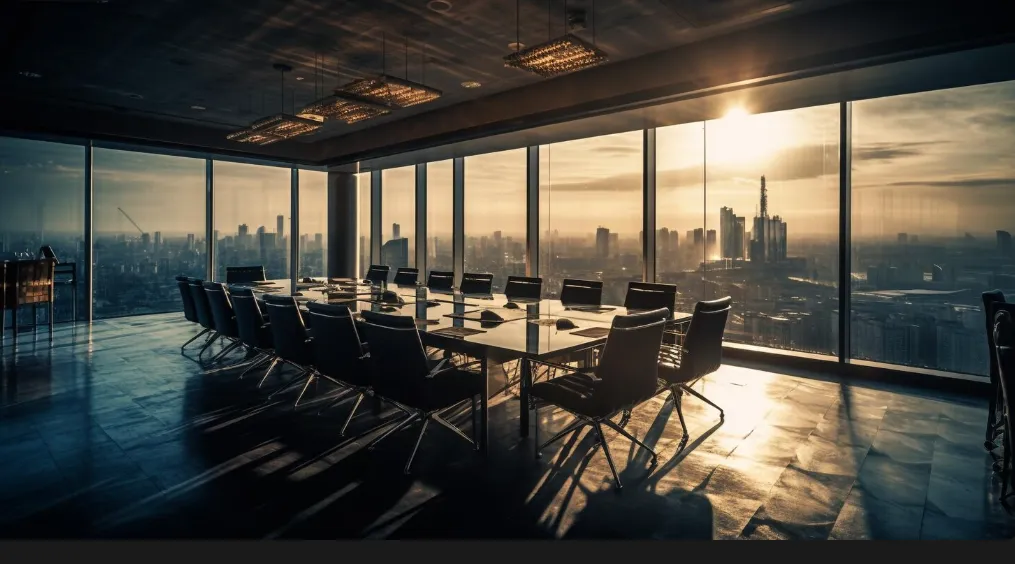 Sala de reunião moderna